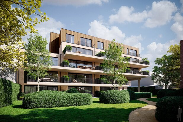 Nieuwbouwproject Villa Tybaert bestaande uit 15- zonnig BEN appartementen (E-peil -20)
