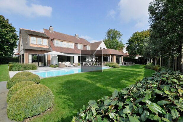 Villa à vendre Zoute Fochlaan piscine et poolhouse