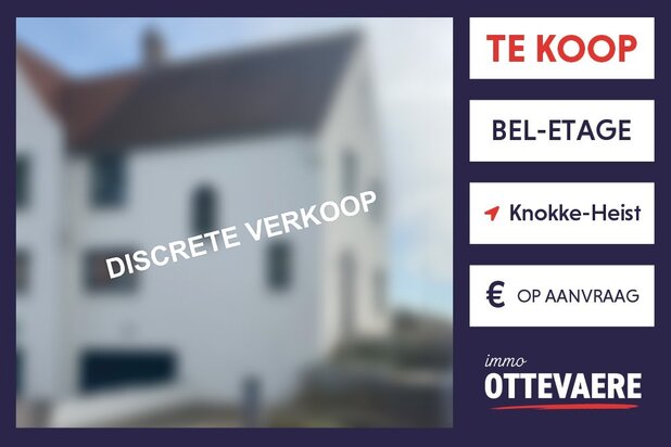 Volledig gerenoveerde bel-etagewoning op toplocatie in Knokke-Heist/Duinbergen (adres en prijs enkel op aanvraag via e-mail)