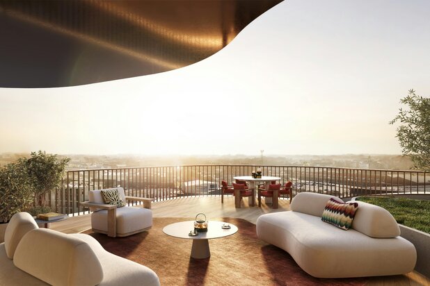 Luxe penthouse met 3 slaapkamers te koop in Ever Kortrijk