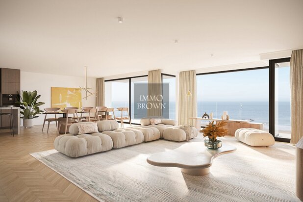 Appartement neuf Pacific sur la digue du Zoute 6ième étage