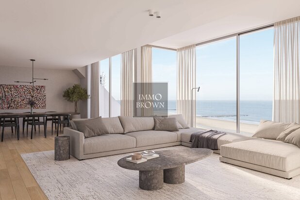 Penthouse Pacific 8ième étage sur la digue du Zoute