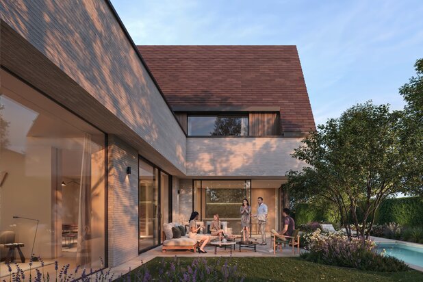 Villa moderne de nouvelle construction située en deuxième ligne de la Magere Schorre