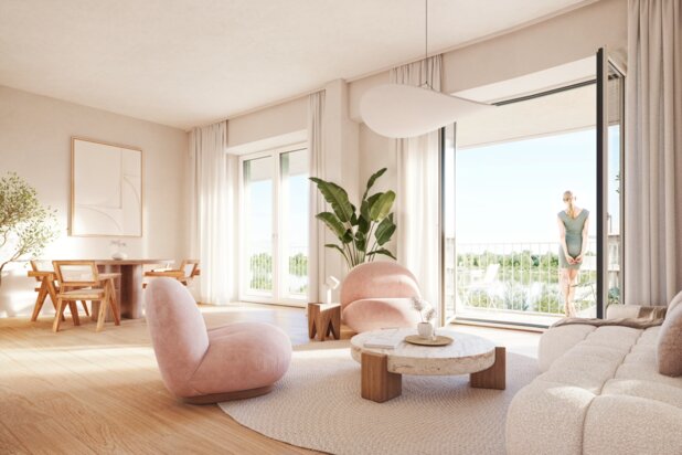 Wonen aan water en park op Nieuw Zuid