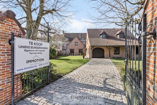 Unieke burgerwoning met bijgebouw en tuin