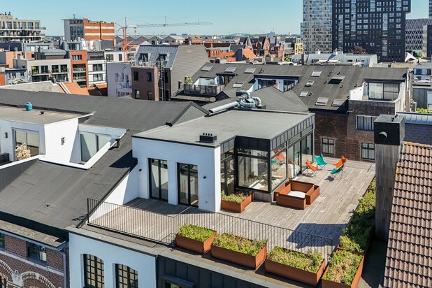t Eilandje : penthouse avec vue imprenable et terrasse