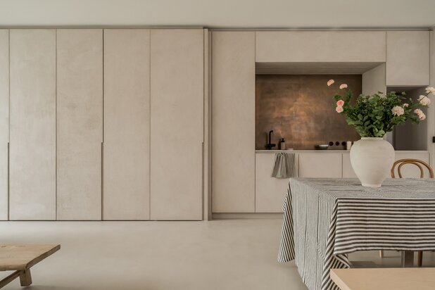 Gedroomde woon-werkcombi in 2 appartementen