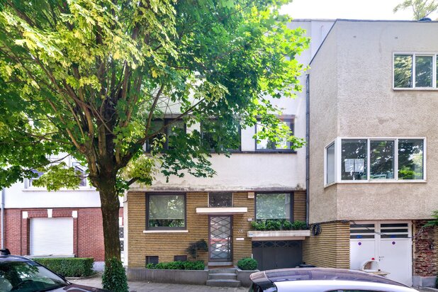 Errera - Architectenhuis uit 1932 - Tuin  zuiden en garage