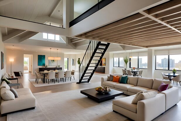 Penthouse met panoramisch zicht over de Royal Golf Club