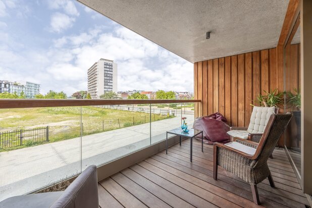 Groen wonen met terrassen + tuin op topligging aan Nieuw Zuid