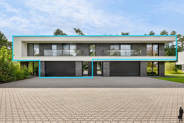 Luxueus villa-appartement met zicht op groen te KEERBERGEN.