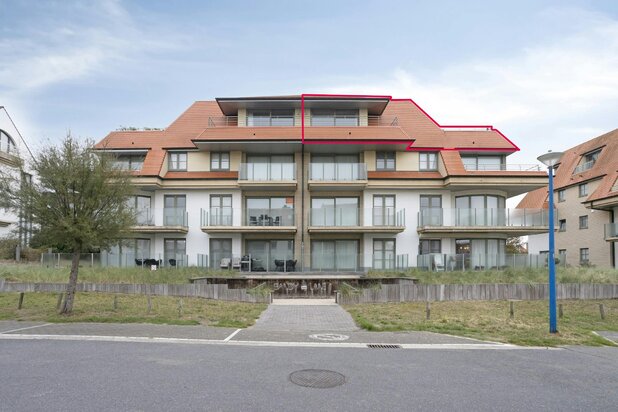 Penthouse met 3 slaapkamers en terras (67m²) vlakbij zee
