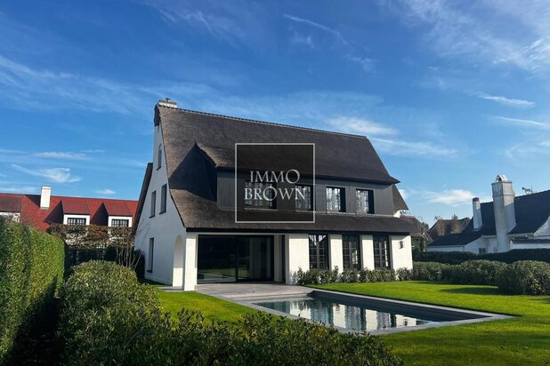 Villa for sale Knokke Zoute Vauxelles pool garden