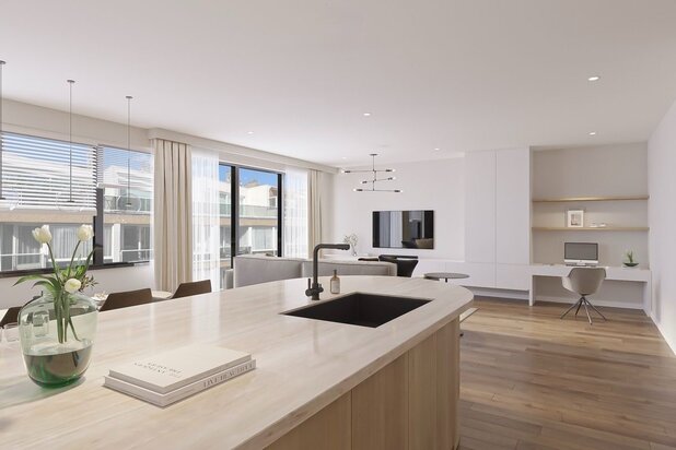 Hedendaags appartement centraal gelegen in het centrum van Knokke, vlakbij de winkels en de zee.