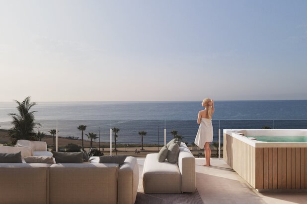 NJOY Appartements in Villajoyosa, Costa Blanca Noord, met frontaal zeezicht
