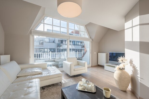 Subliem appartement met mooi zonneterras op wandelafstand van de winkels en het strand.