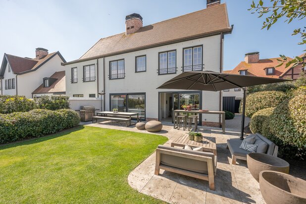 Luxueuze koppelvilla in het project Valkenerf gelegen aan de rand van de nieuwe Golf in Knokke.