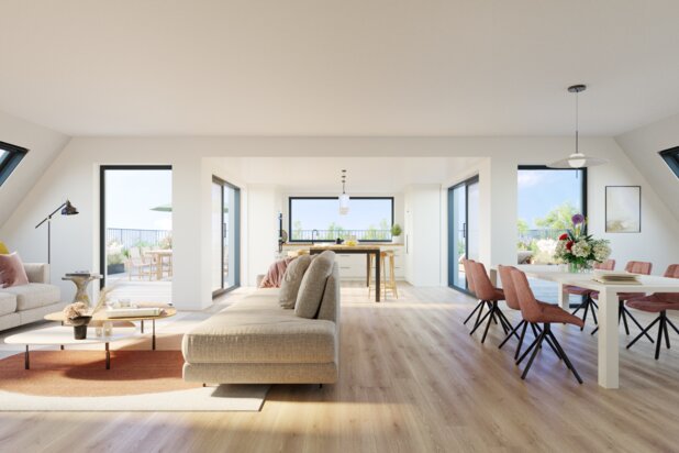 NOUVEAU PROJET CHANTECLER, UCCLE (TVA 6%) - Vaste penthouse 5 chambres et splendide terrasse