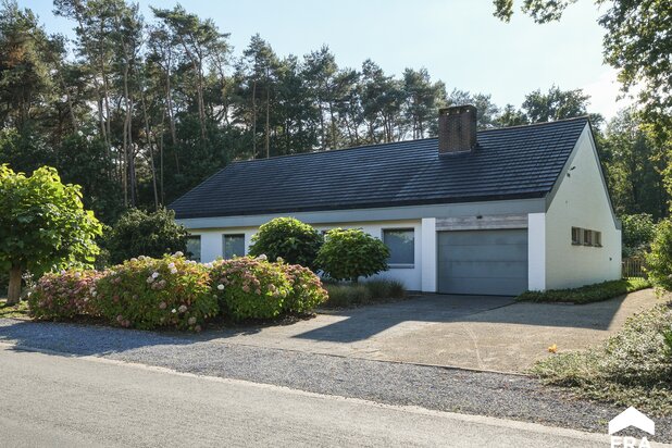 Villa-landhuis met vrij zicht omringd door weiland en bossen