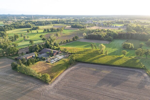 Ruime landbouwsite met stallen op +-10 HA te Bocholt