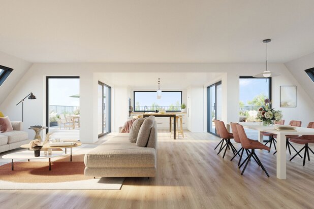Prachtig duplex-penthouse in een uitzonderlijke ontwikkeling