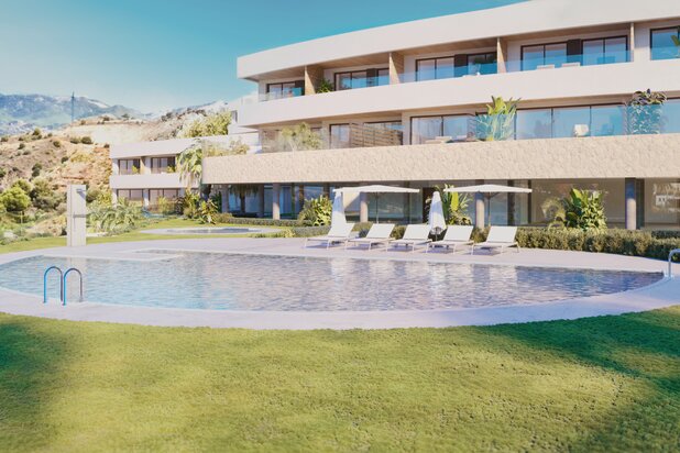 Smaakvol herenhuis met spectaculaire uitzichten in een prestigieus complex in El Higuerón