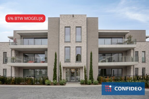 Luxueus nieuwbouwappartement - geniet van 6% btw