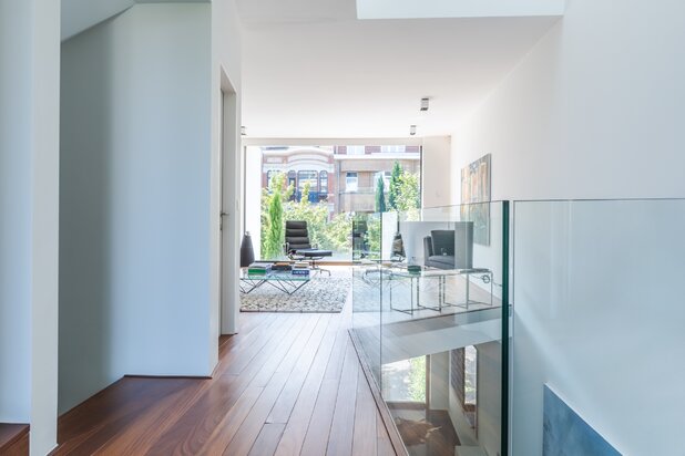 Prachtig architectonisch ontworpen huis in een van de meest gewilde straten van Sint-Lambrechts-Woluwe