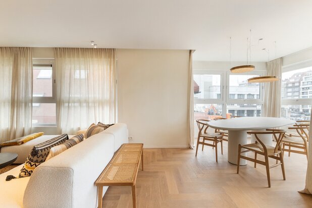 Luxueus appartement te koop aan het Casino van Knokke.