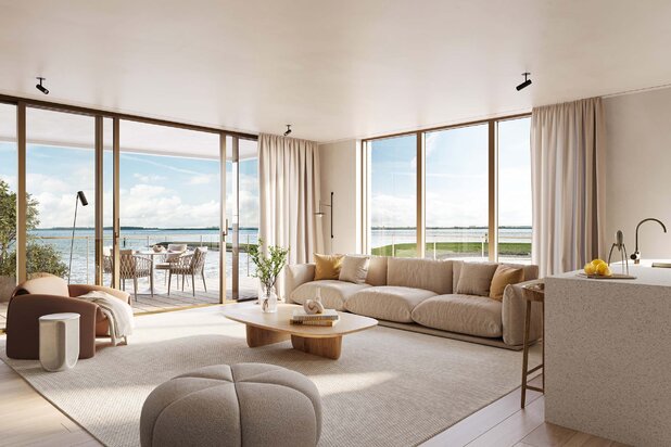 Luxueuze penthouse met zicht op de Westerschelde