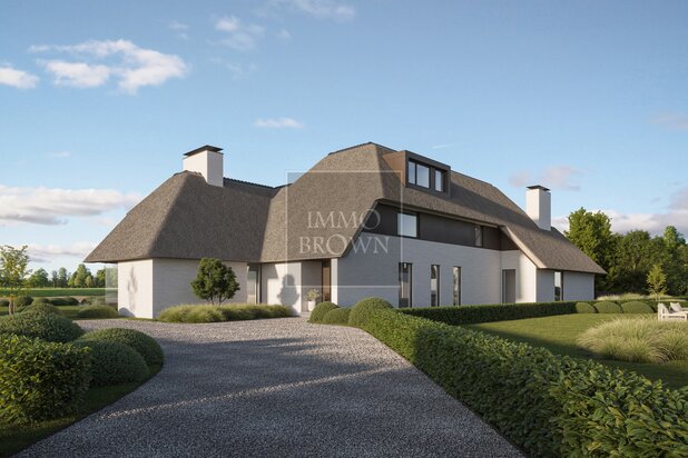 Villa casco avec vue sur les prairies à Zevenkote, Het Zoute