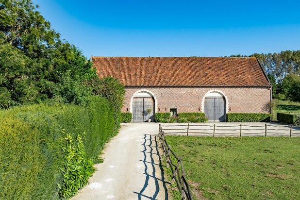 2 maisons pleines de caractère et un magnifique espace commercial/boutique dans une partie du château classé de Dormaal.