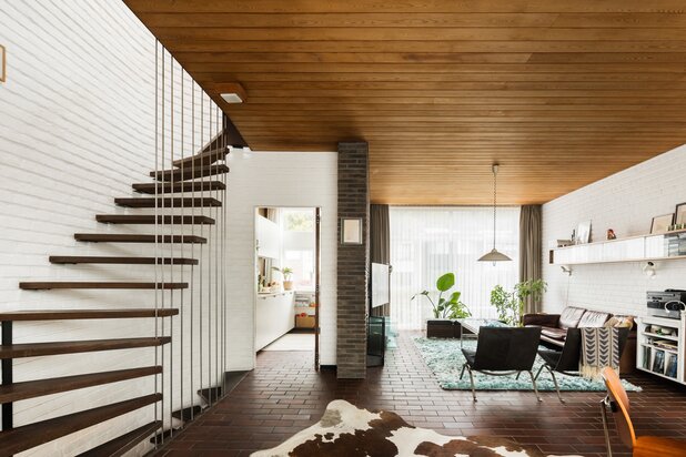 Architecturaal pareltje met retro vibe en tuin