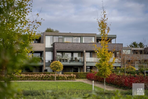 Luxe Penthouse met panoramische glaspartijen en 96m² terrassen in Parkresidentie Oud-Rekem