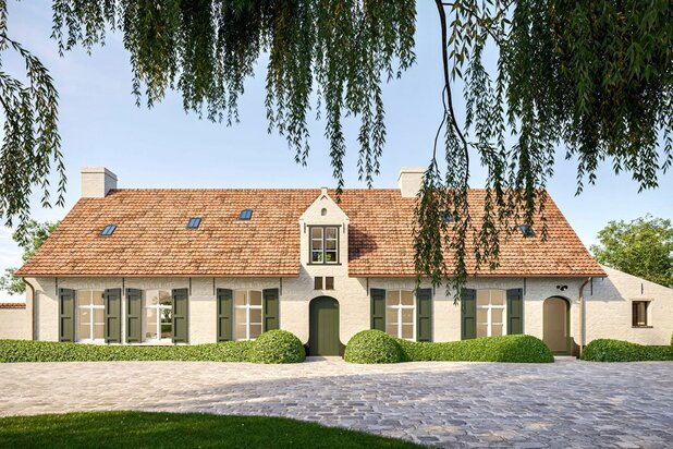 Prachtig casco-landhuis met extra bijgebouw. 