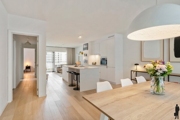 Licht 2-slpk appartement met 2 terrassen in Residentie Leopold