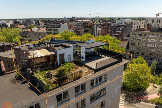 Exclusieve penthouse met 3 slpkrs en riant terras