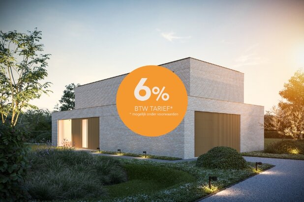 Moderne nieuwbouw villa op ruim perceel