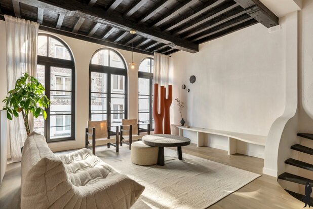 Neoclassicistische stadswoning uit de 19de eeuw met zicht op de Schelde en de Kathedraal