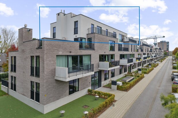 Prachtig ruime penthouse  160 m² met magnifiek terras met Scheldezicht (85m²)