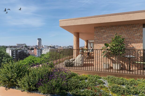 Un penthouse unique à vendre le long du Zuidpark à Gand