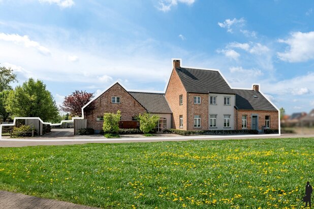 Uitzonderlijke hoevilla met paardenfaciliteiten op ca. 1 ha