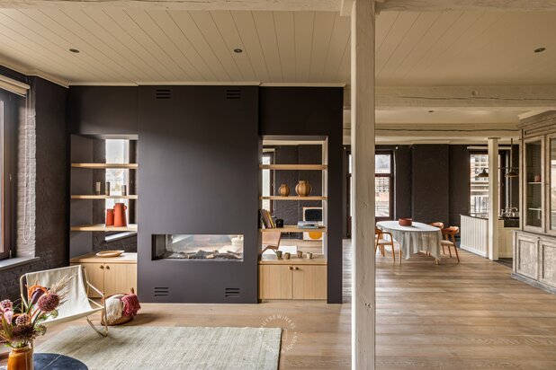 Karaktervolle loft met zicht op de Muinkschelde en De Krook