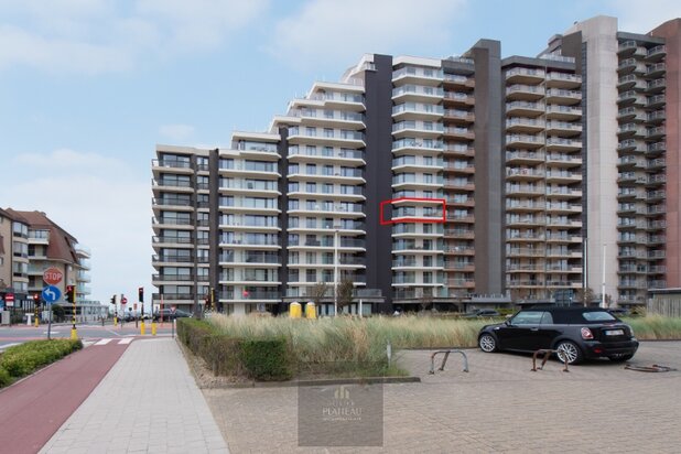 Spacious walk-through apartment with 2 bedrooms in the renovated Scorpio residence on the seafront in Nieuwpoort-Bad.