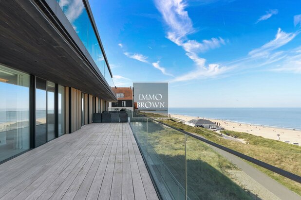 Beautiful corner apartment for sale Cadzand terraces sea view