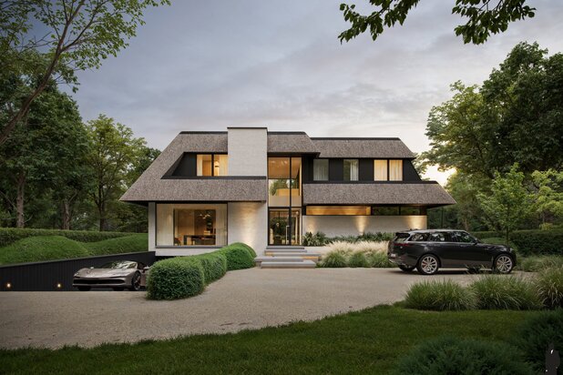 High-end afgewerkte nieuwbouwvilla voorzien van alle comfort, overloopzwembad, poolhouse 