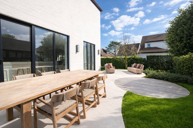 Belle villa rénovée à vendre Duinbergen terrasse et jardin