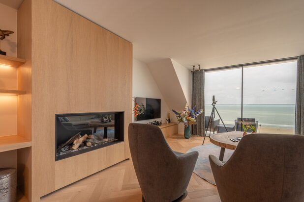 Luxe dakappartement met adembenemende terrassen aan het Casino in Knokke