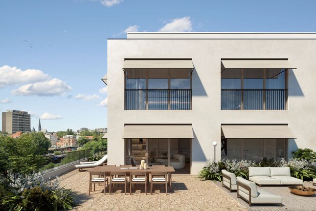 Exclusieve penthouse op een absolute toplocatie met weids zicht over water.