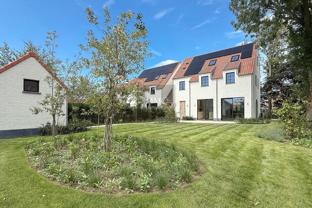 New-build semi-detached villa with garden in Knokke Polders